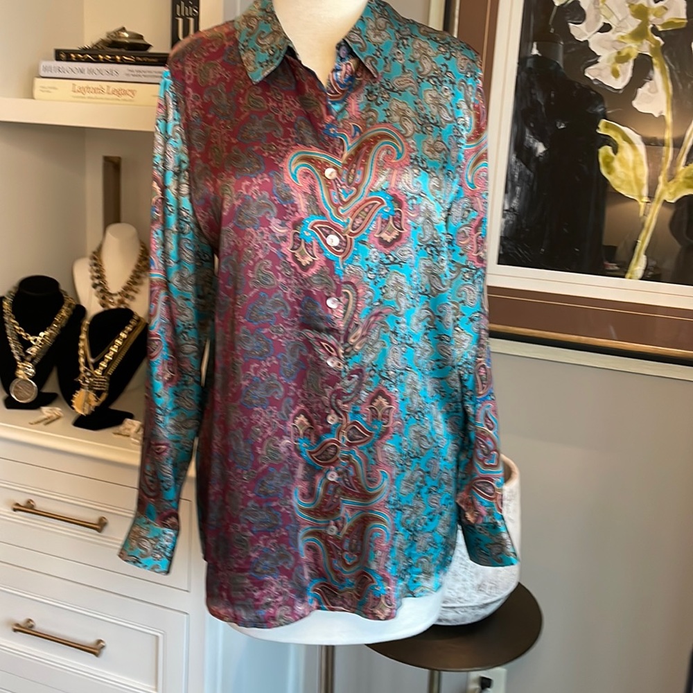 Silk shirt from Soft Surroundings